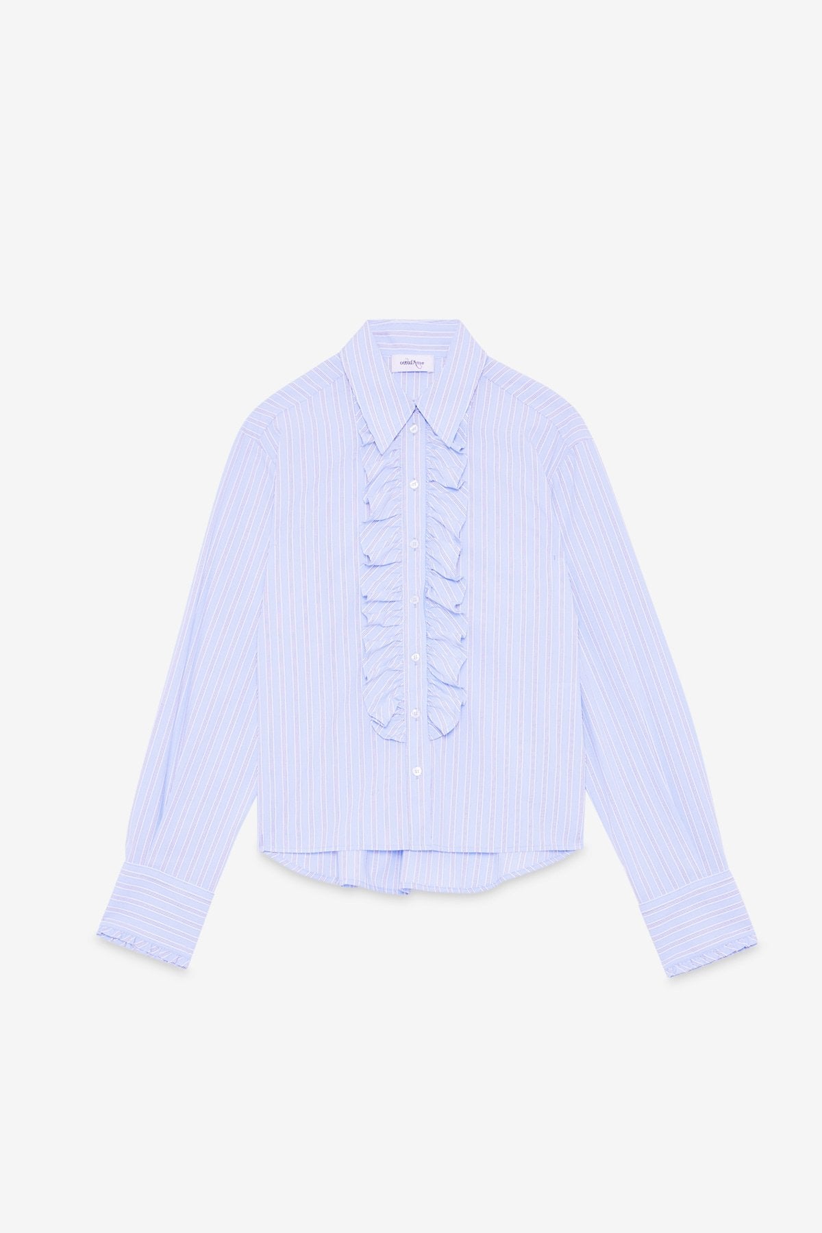 Ruffle Stripe Shirt