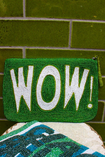 Wow! Beaded Clutch