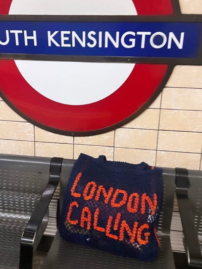 London Calling - Navy and red