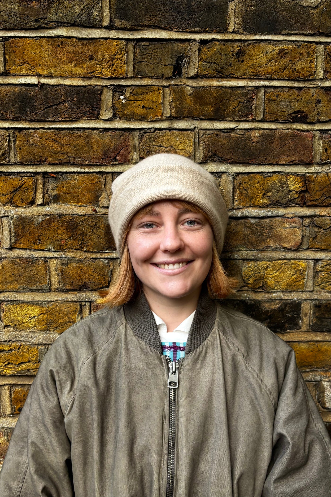 Cream Cashmere Beanie