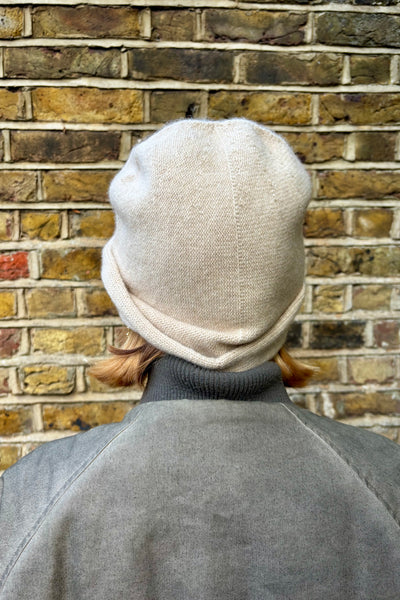 Cream Cashmere Beanie