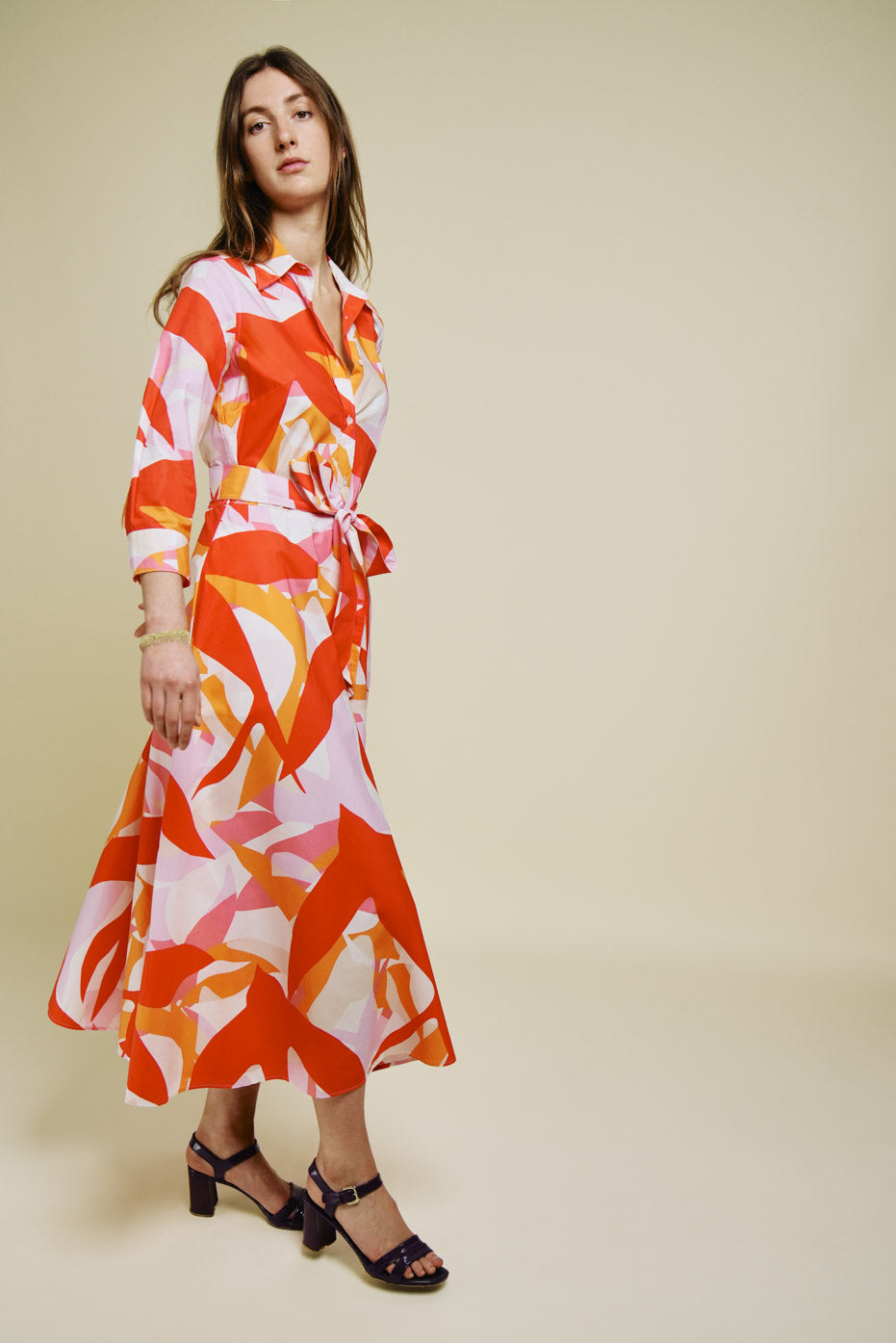 Red Doves Davida Dress
