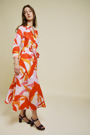 Red Doves Davida Dress