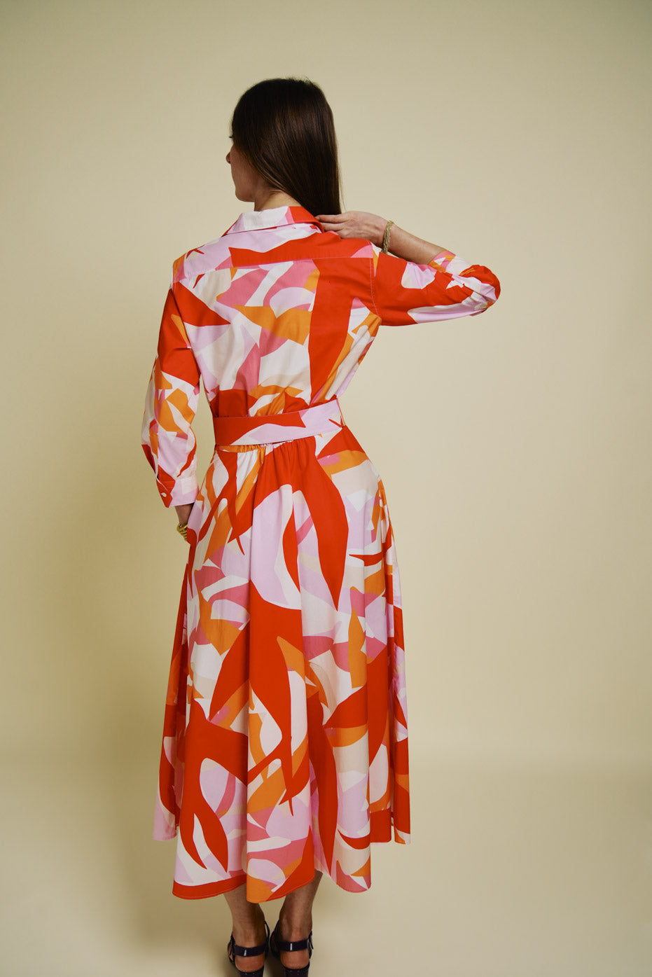 Red Doves Davida Dress