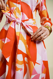 Red Doves Davida Dress