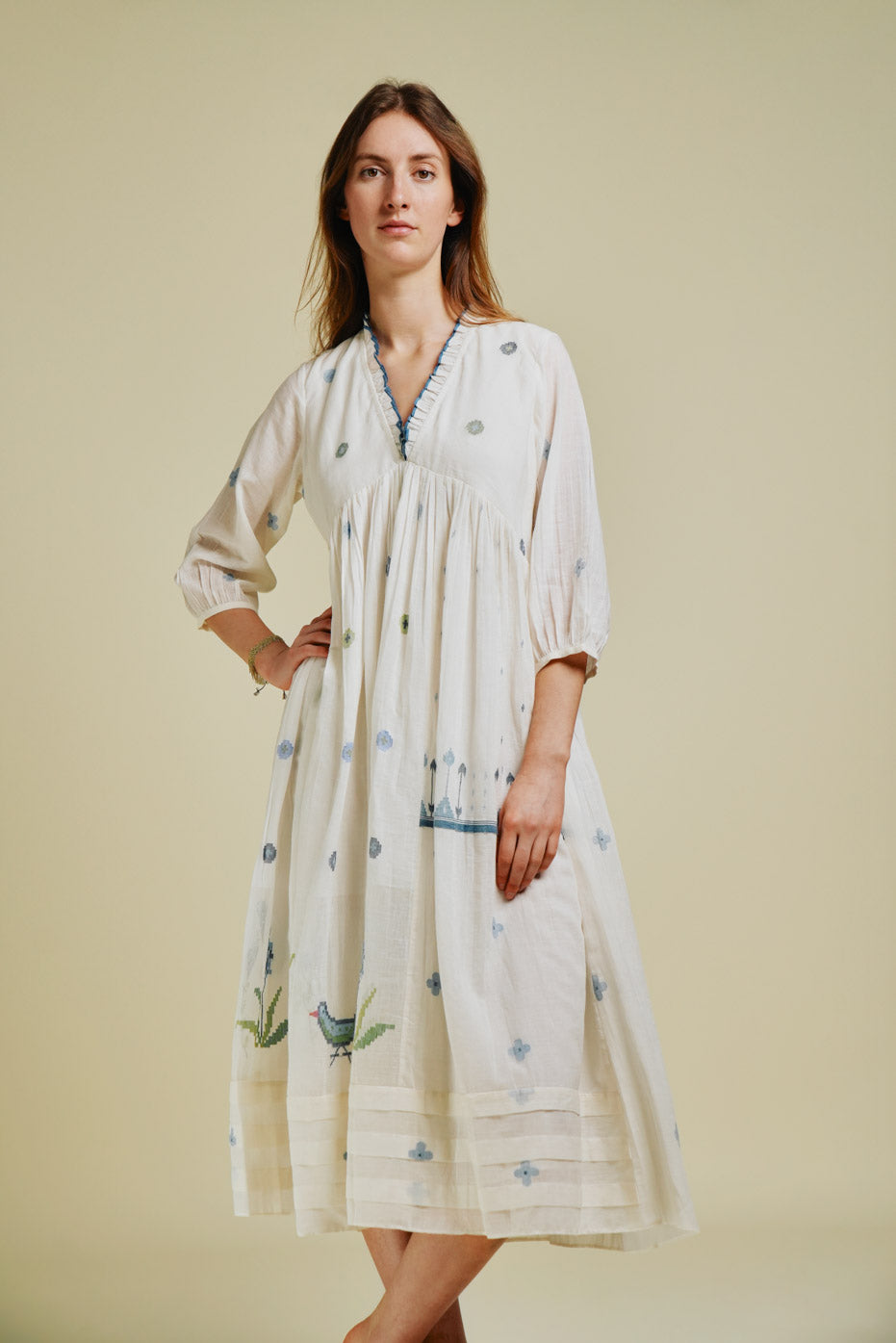 Bird Song Frill Dress