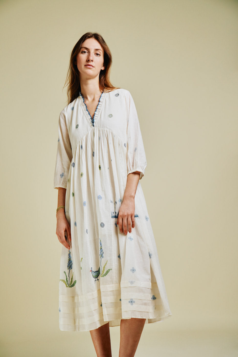 Bird Song Frill Dress