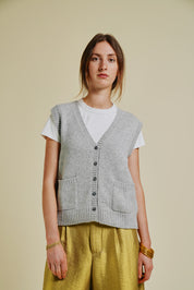 Pocket Cashmere Cardigan
