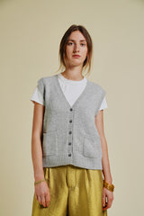 Pocket Cashmere Cardigan