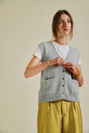 Pocket Cashmere Cardigan