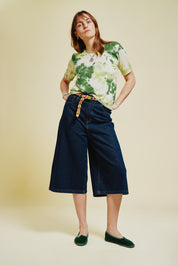 Denim Knee Shorts
