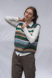 School Stripe Tank Top