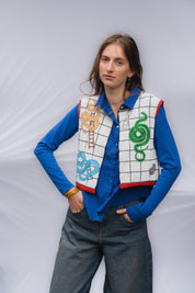 Roll The Dice Beaded Vest