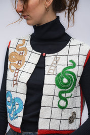 Roll The Dice Beaded Vest