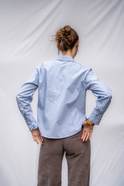 Ruffle Stripe Shirt