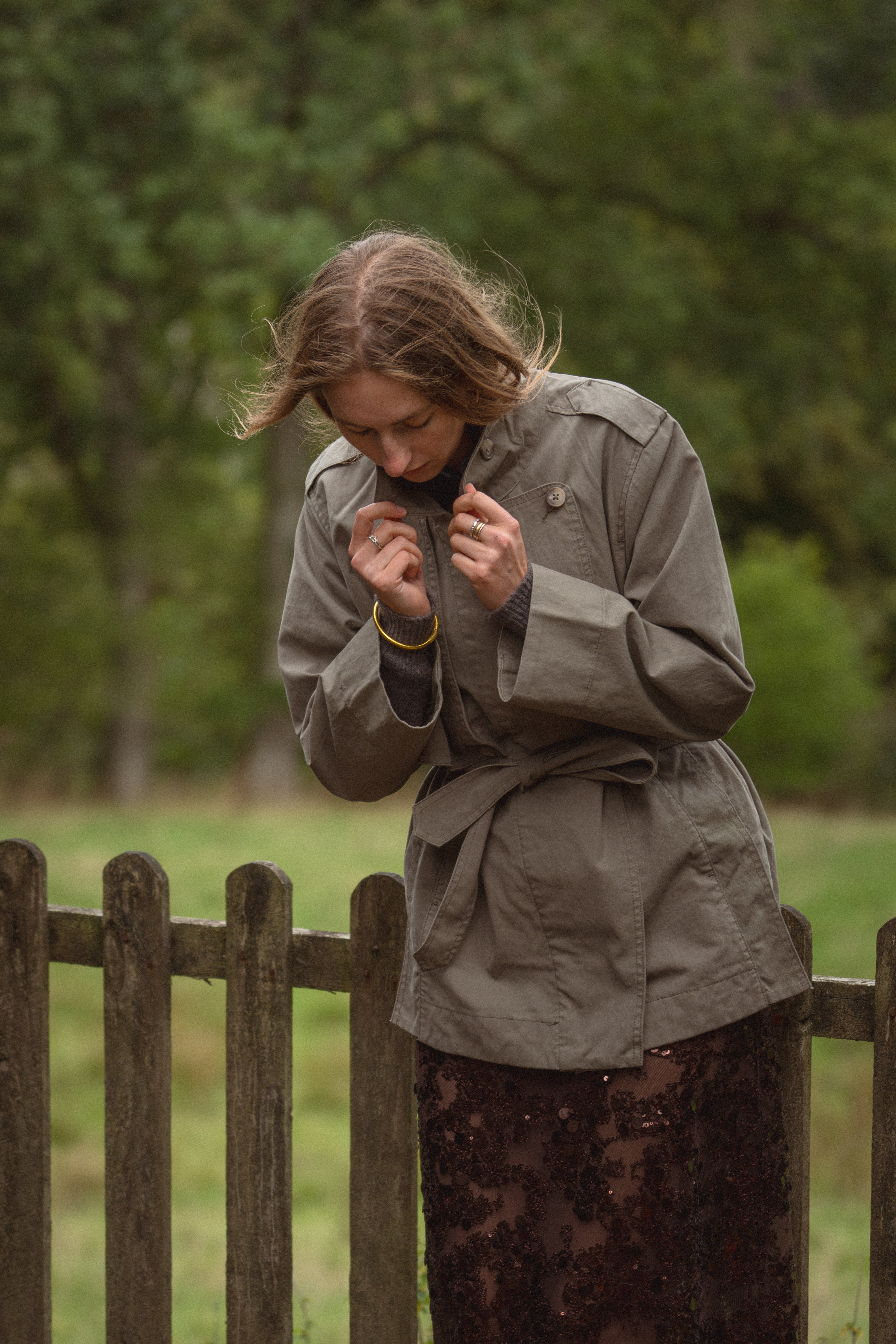 Nadira Utility Trench Coat