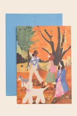 Autumn Stroll Card