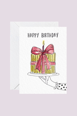 'I Present A Cake' Card