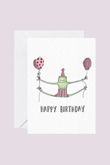 Birthday Frog Card