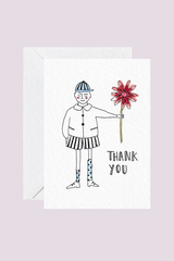 Thank You Flower Boy Card