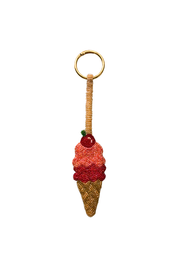 Ice Cream Charm Keyring