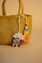 Popcorn and Orange Juice Bag Charm