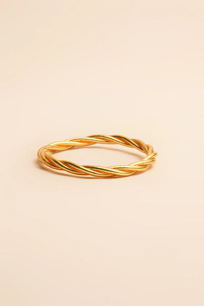 Kumali Twist Gold Bracelet - Medium