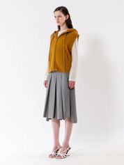 Mustard Zip-Up Vest