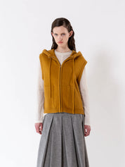 Mustard Zip-Up Vest