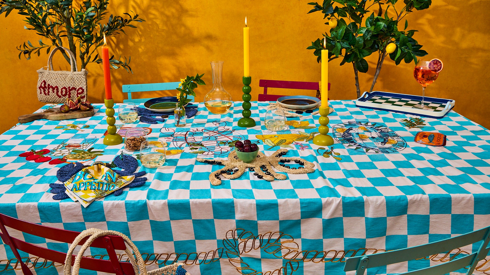 Rectangle Mediterranean Tablecloth