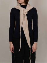 Ivory Eden Hooded Scarf