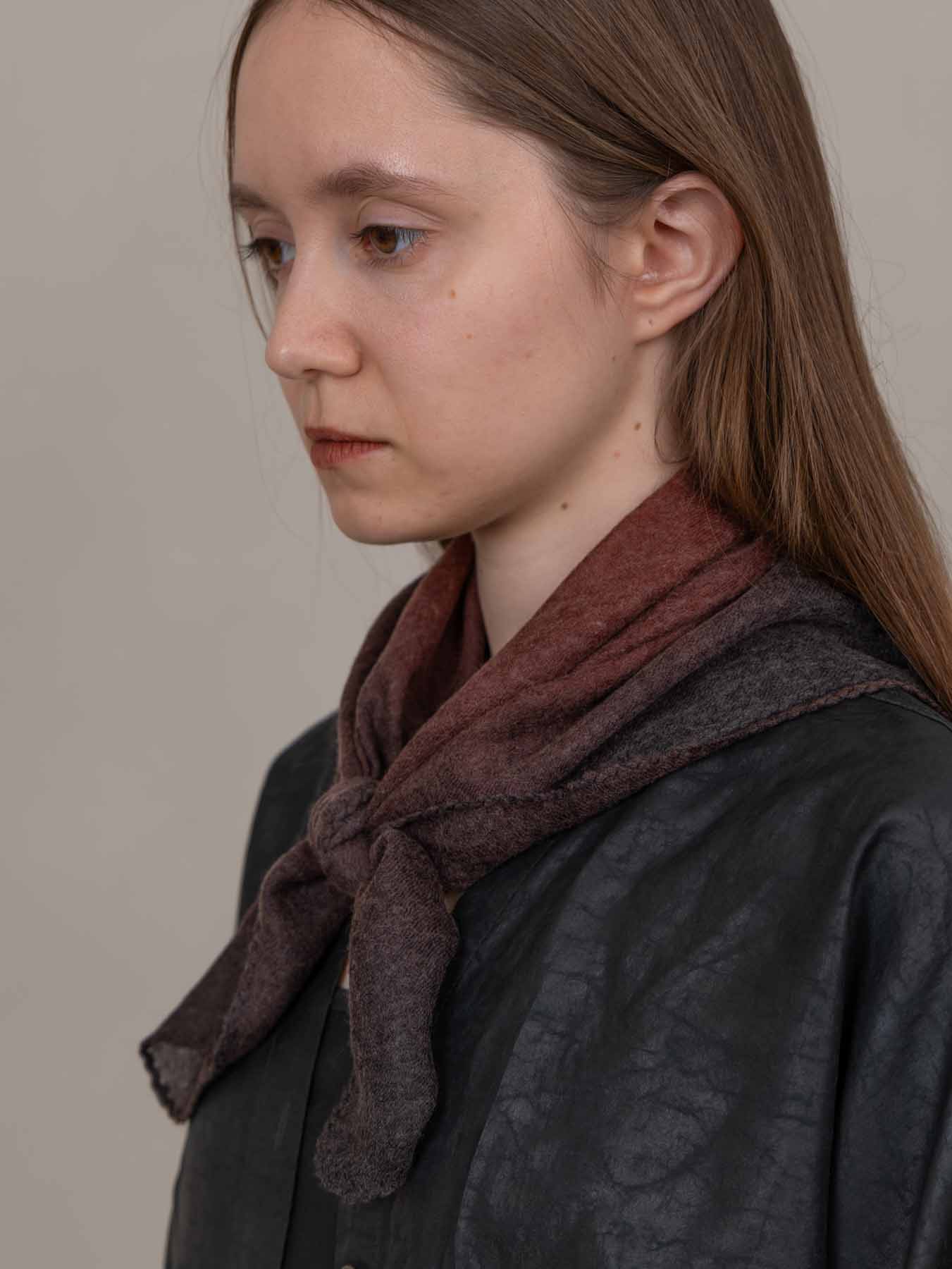 Beetroot Muse Foulard Scarf