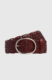 Dark Brown Sixteen-plait Belt