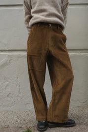 Olive Structured Corduroys