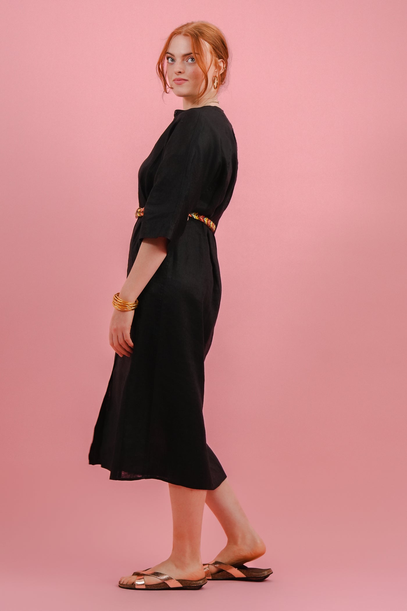 Leaalf Long Black Dress