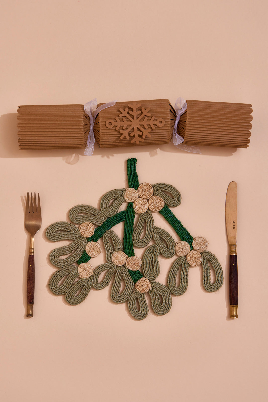 Mistletoe Christmas placemat