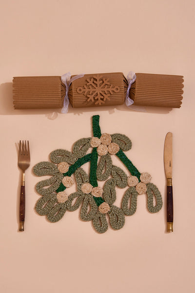 Mistletoe Christmas placemat