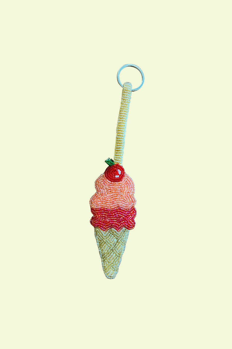 Ice Cream Charm Keyring