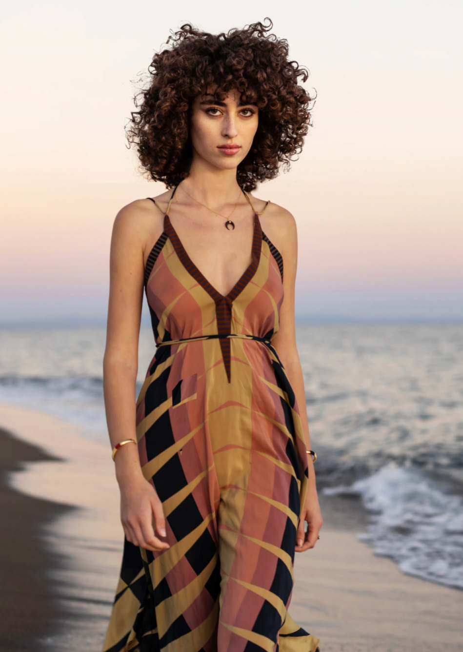 Pastel Sunset Beach Dress