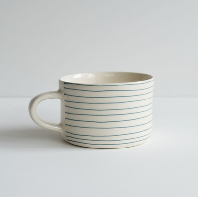 Musango Mug in Striped Grey