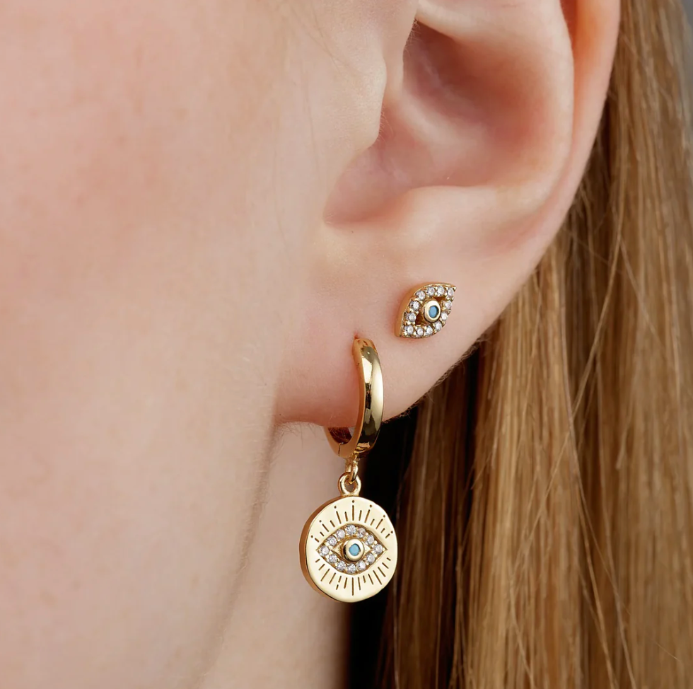 Evil Eye Stud Earrings