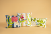 Frog and Dahlia Cushion