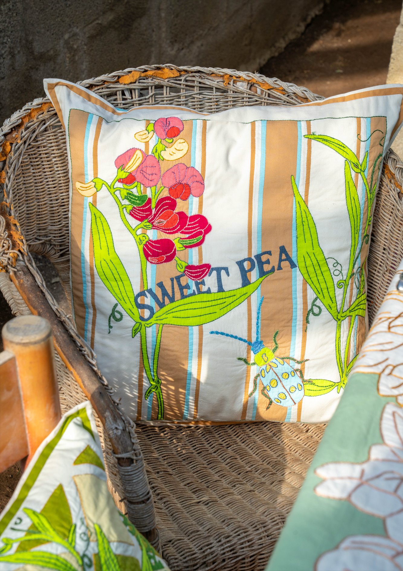 Sweet Pea Cushion