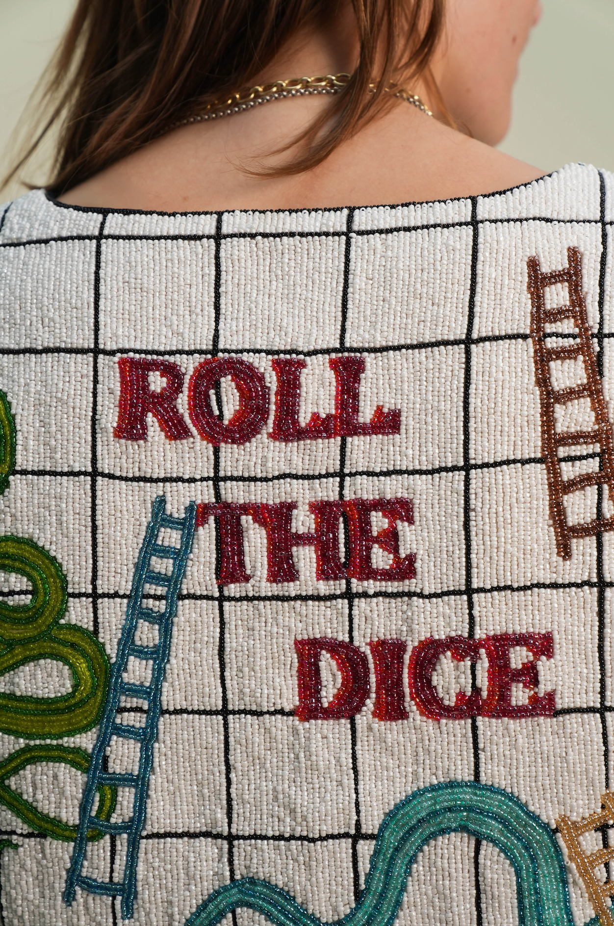 Roll The Dice Beaded Vest [Preorder: Mid-End October]