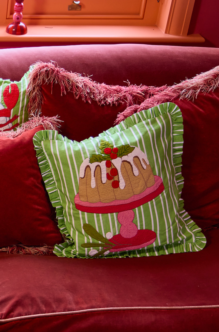 Christmas Pudding Cushion