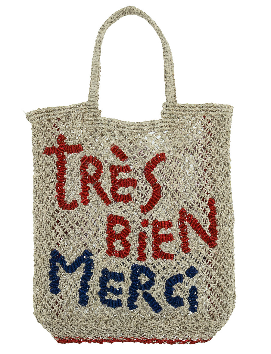 Très Bien Merci - Natural, scarlet and indigo