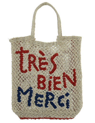 Très Bien Merci - Natural, scarlet and indigo