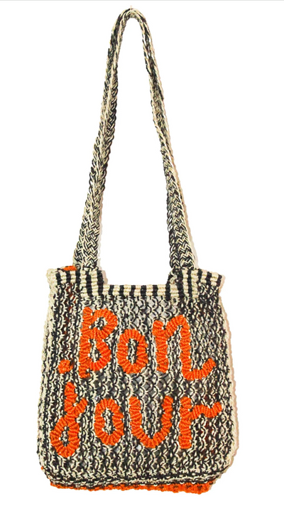 Bon Jour Cara Jute Bag