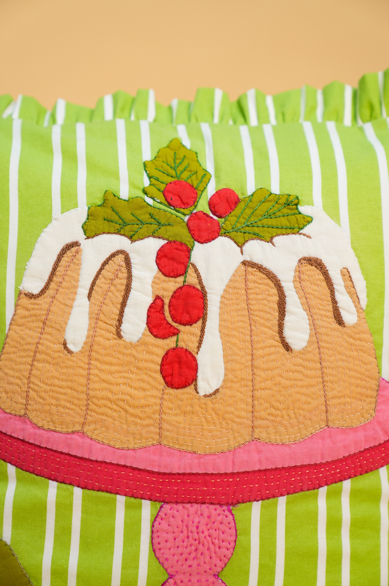 Christmas Pudding Cushion