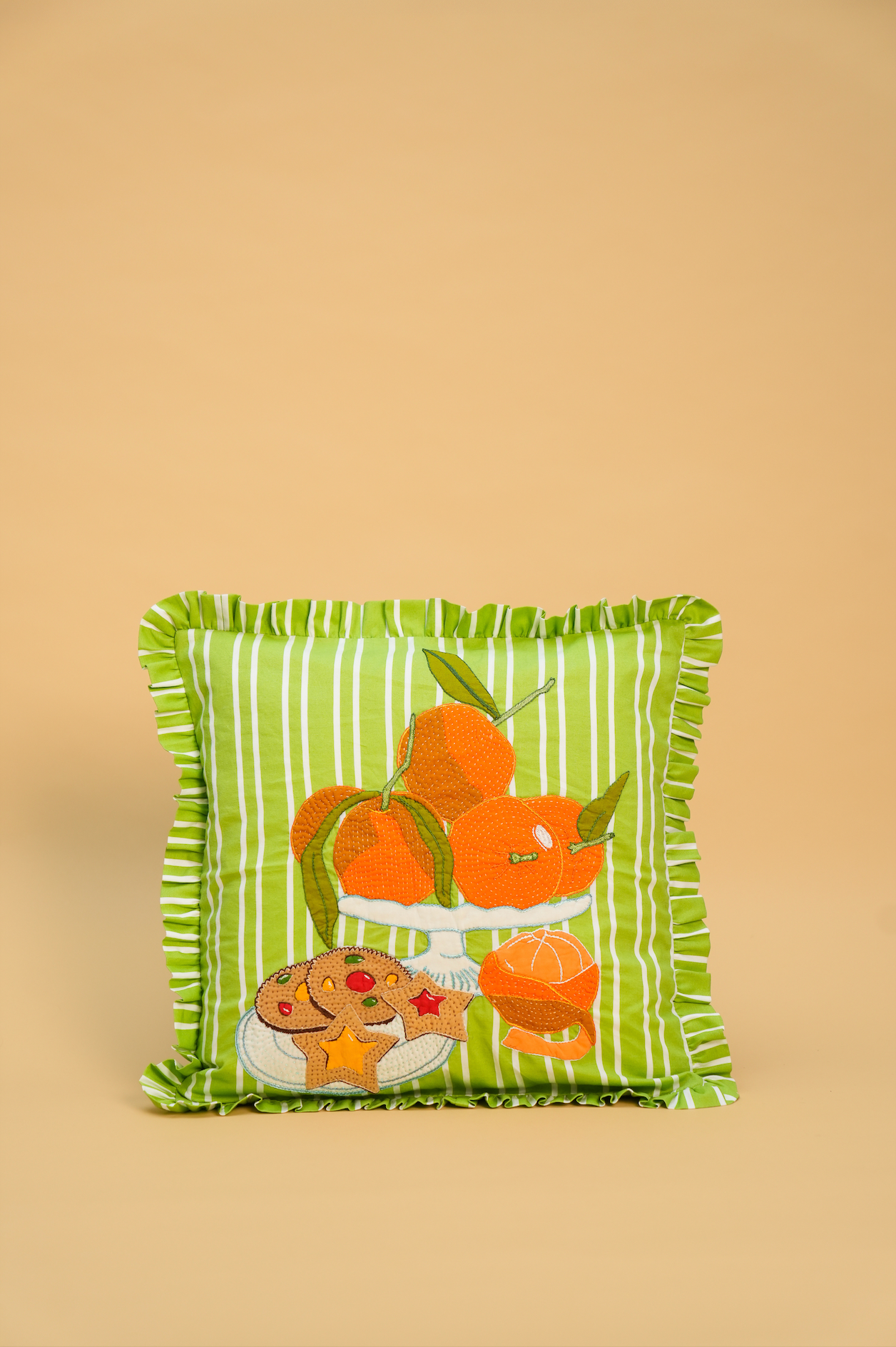 Clementines and Cookies Cushion
